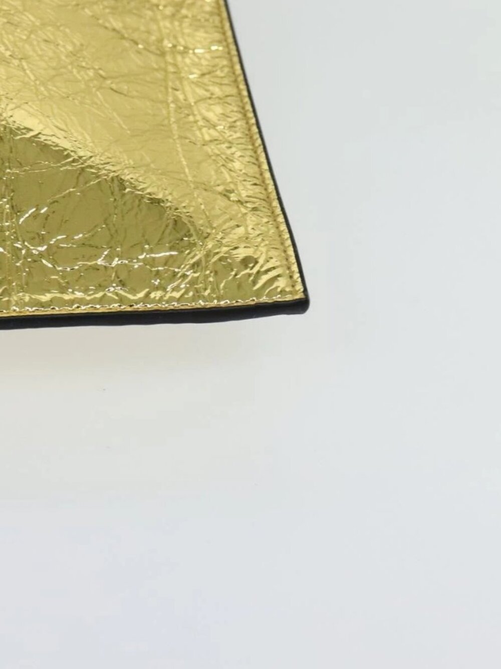 FENDI Clutch Bag Leather Brown Gold Auth mr1110V - Picture 5 of 16